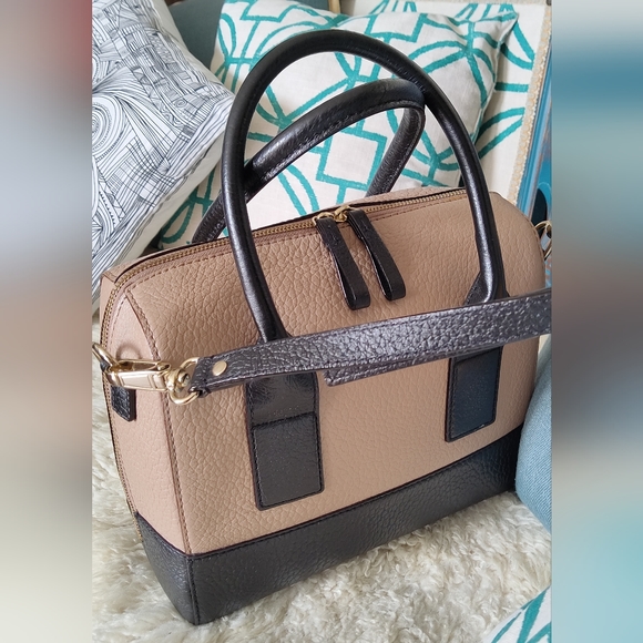 Kate Spade beige messenger shoulder bag with handle - Picture 2 of 5